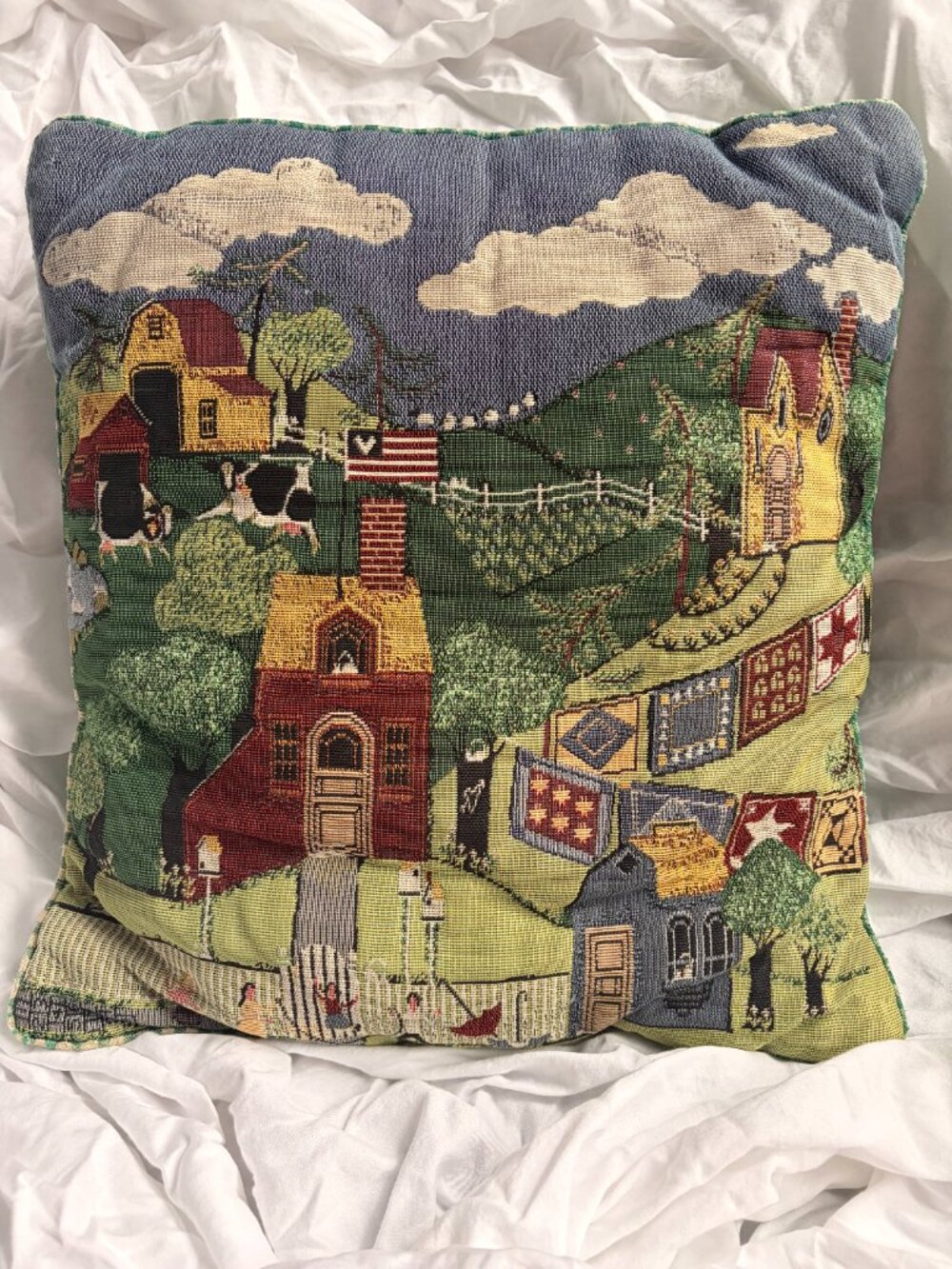 Farmhouse Cow Pillow